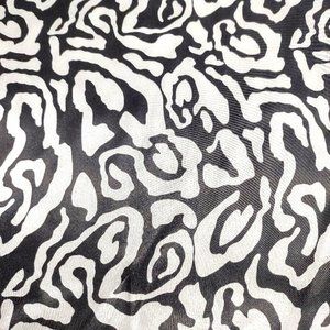 Black & White silk blend Michael Kors fabric 4 3/4 yard lot